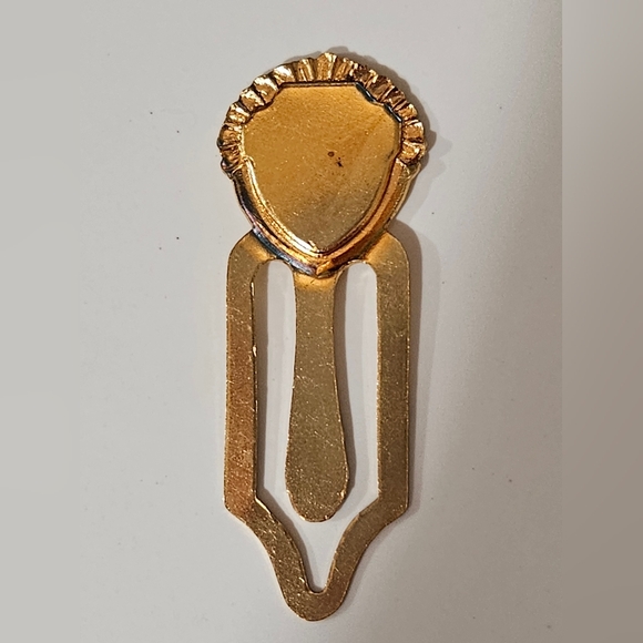 Vintage Brass "BOOK PAGE MARKER" or Money Clip - Stagecoach Design - Picture 3 of 4